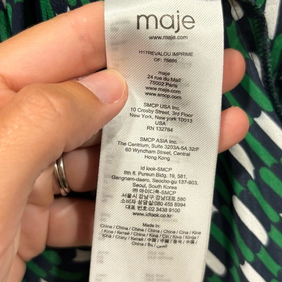 MAJE Revalou Crepe Dress - Picture 5 of 8